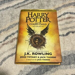 Harry Potter and the cursed child hardcover book